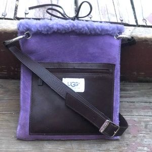 UGG violet crossbody/shoulder bag. So SOFT!